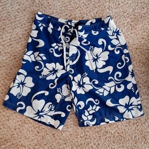 Floral Print Board Shorts(Bathing Suit)